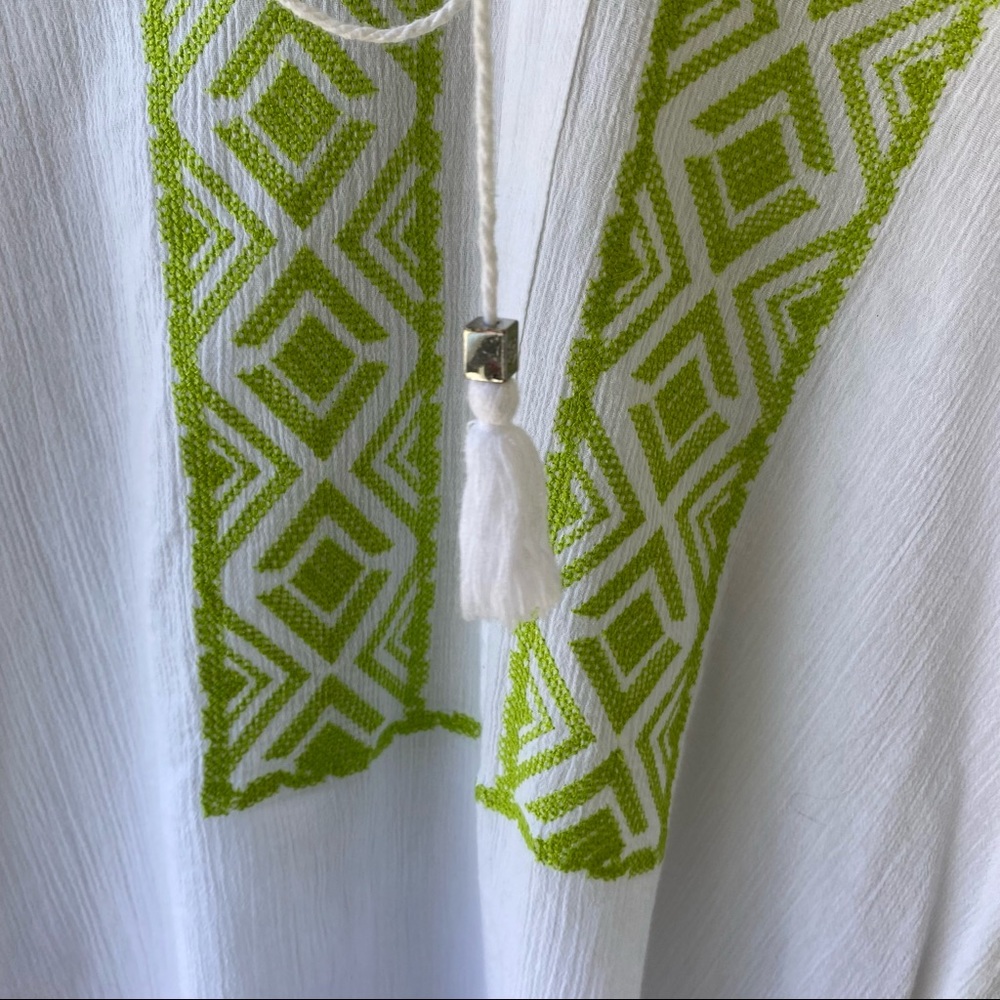 MICHAEL KORS Boho Split Neck Blouse - Picture 3 of 13